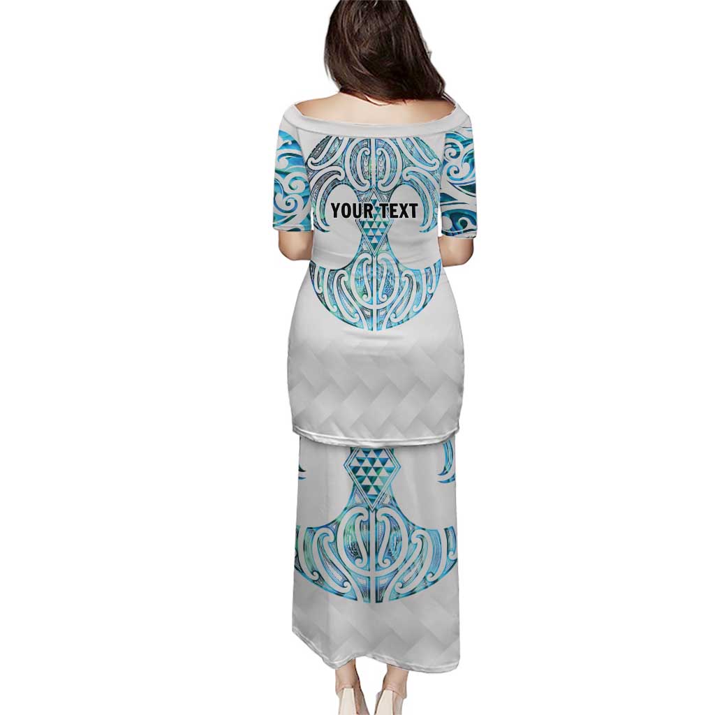 Queensland Maori Kiwi Personalised Puletasi Ma Kakariki Papua Shell Maori Tribal Tattoo