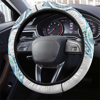 Queensland Maori Kiwi Steering Wheel Cover Ma Kakariki Papua Shell Maori Tribal Tattoo