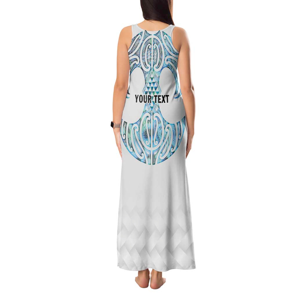 Queensland Maori Kiwi Personalised Tank Maxi Dress Ma Kakariki Papua Shell Maori Tribal Tattoo