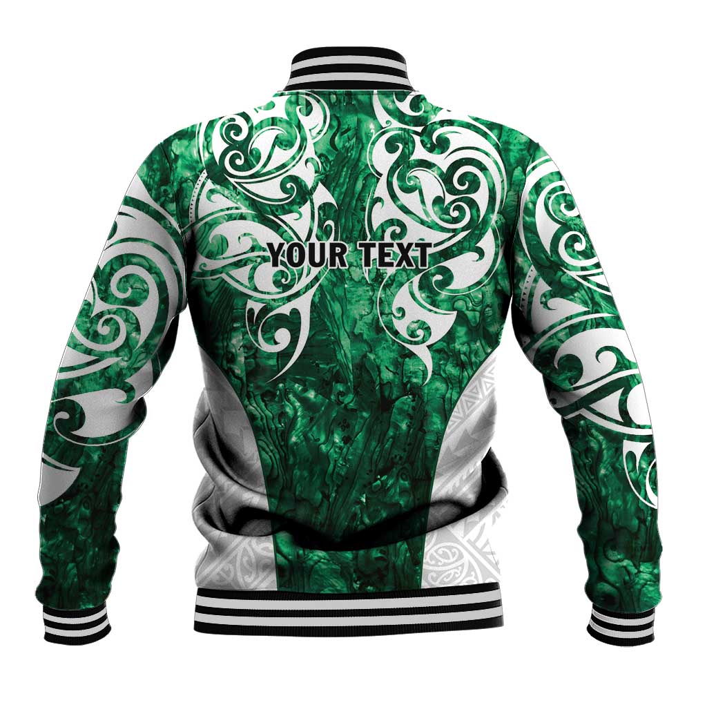 Queensland Maori Kiwi Personalised Baseball Jacket Kikirangi Papua Shell Maori Tribal Tattoo