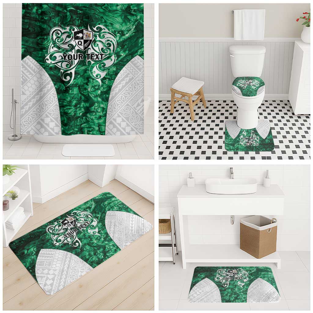 Queensland Maori Kiwi Personalised Bathroom Set Kikirangi Papua Shell Maori Tribal Tattoo - Polynesian Pride