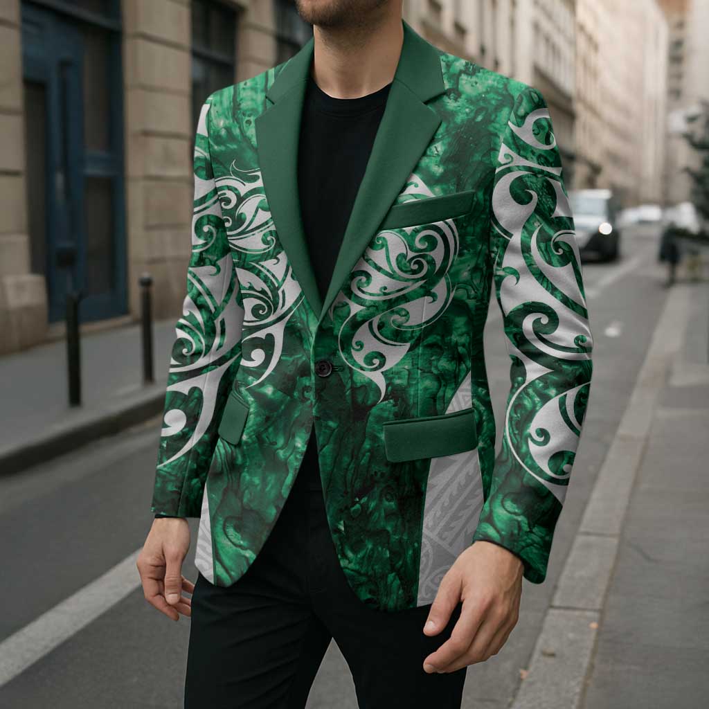 Queensland Maori Kiwi Personalised Blazer Kikirangi Papua Shell Maori Tribal Tattoo - Polynesian Pride