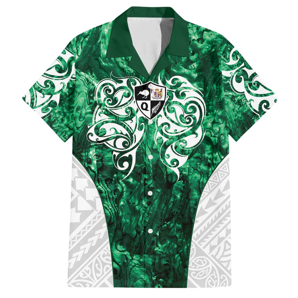 Queensland Maori Kiwi Personalised Family Matching Off Shoulder Short Dress and Hawaiian Shirt Kikirangi Papua Shell Maori Tribal Tattoo