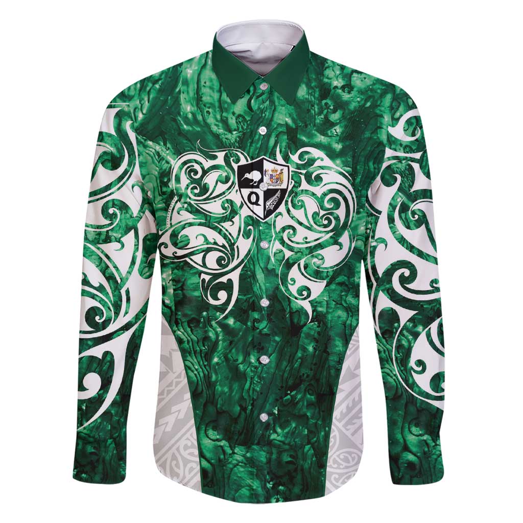 Queensland Maori Kiwi Personalised Family Matching Short Sleeve Bodycon Dress and Hawaiian Shirt Kikirangi Papua Shell Maori Tribal Tattoo