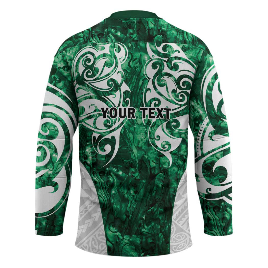 Queensland Maori Kiwi Personalised Hockey Jersey Kikirangi Papua Shell Maori Tribal Tattoo - Polynesian Pride