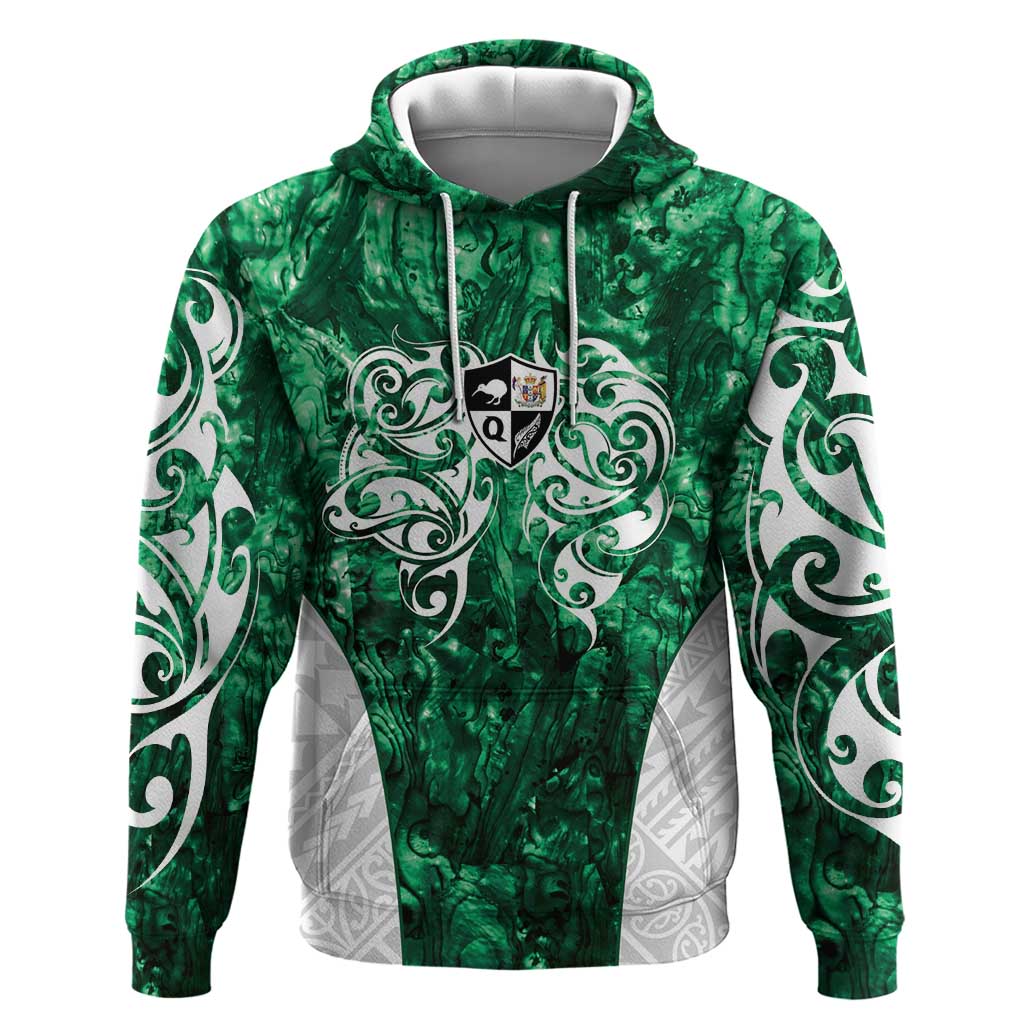 Queensland Maori Kiwi Personalised Hoodie Kikirangi Papua Shell Maori Tribal Tattoo