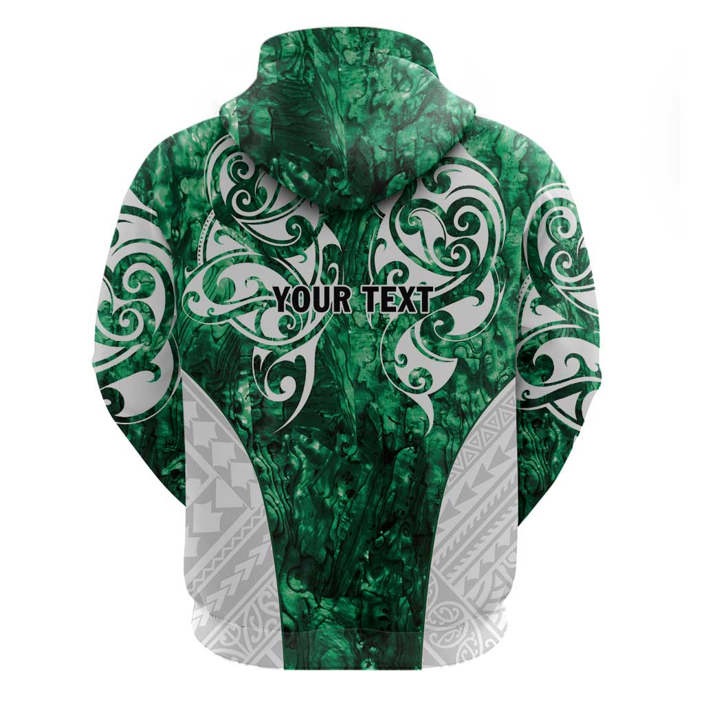 Queensland Maori Kiwi Personalised Hoodie Kikirangi Papua Shell Maori Tribal Tattoo