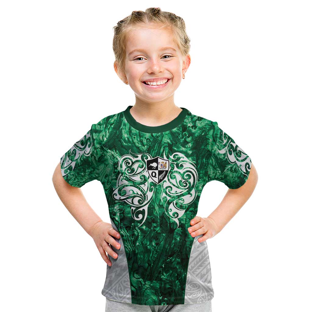 Queensland Maori Kiwi Personalised Kid T Shirt Kikirangi Papua Shell Maori Tribal Tattoo