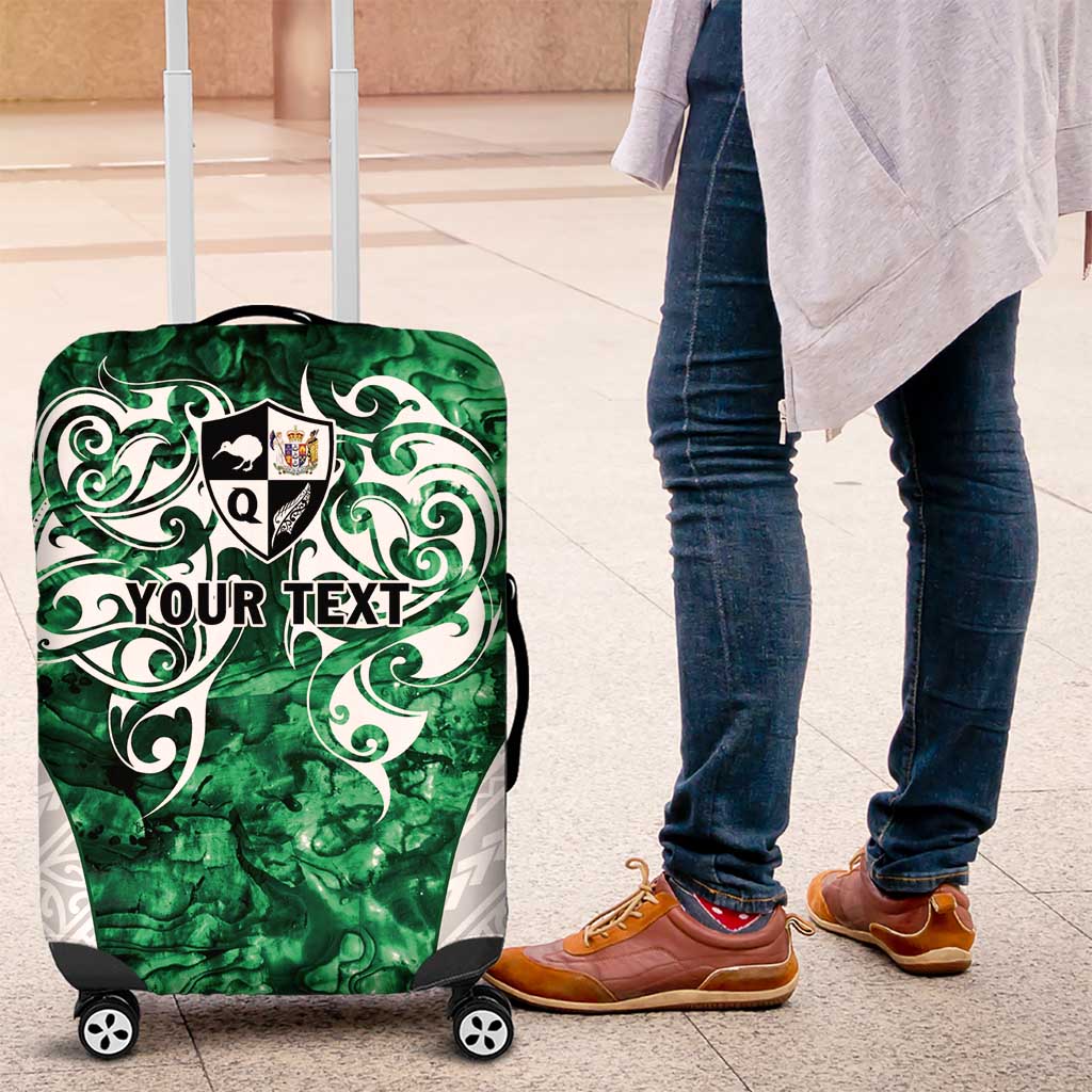 Queensland Maori Kiwi Personalised Luggage Cover Kikirangi Papua Shell Maori Tribal Tattoo