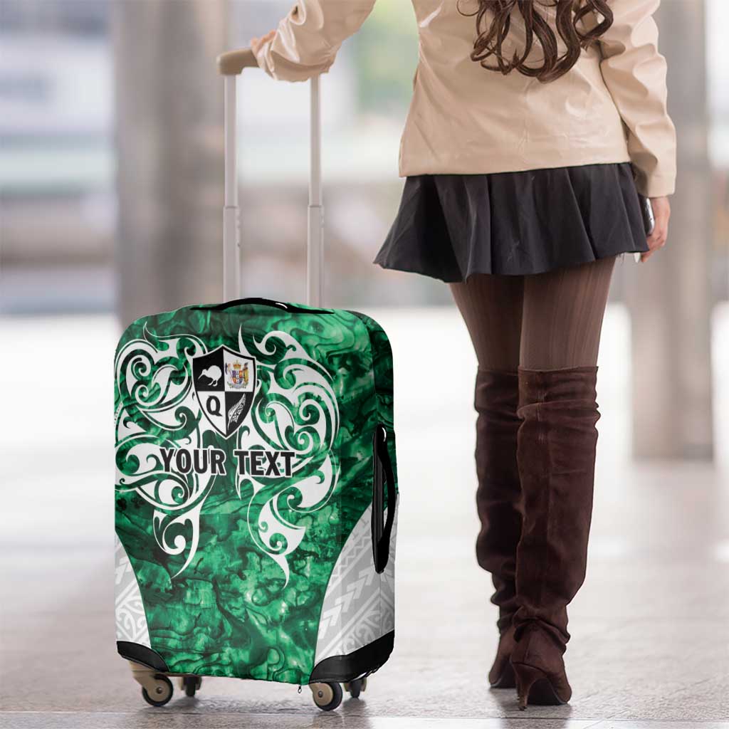 Queensland Maori Kiwi Personalised Luggage Cover Kikirangi Papua Shell Maori Tribal Tattoo