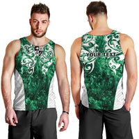 Queensland Maori Kiwi Personalised Men Tank Top Kikirangi Papua Shell Maori Tribal Tattoo