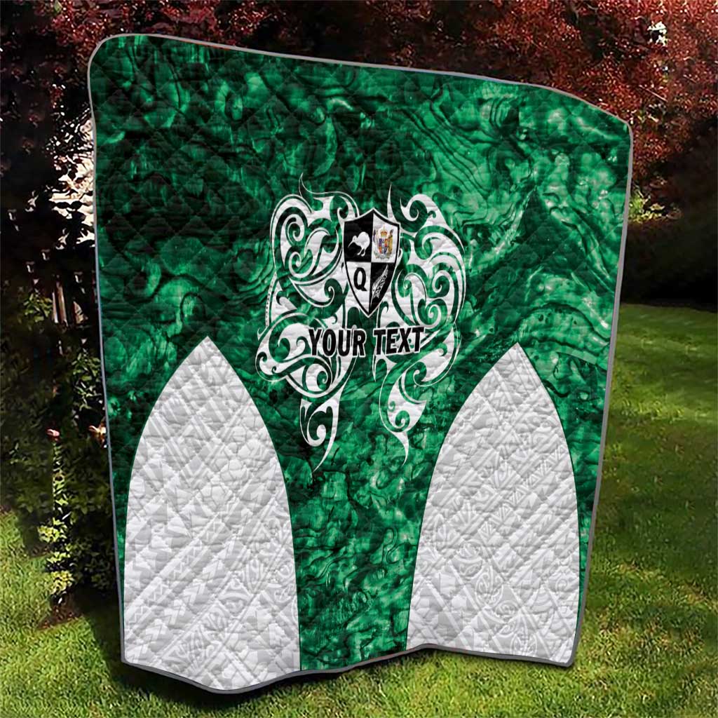 Queensland Maori Kiwi Personalised Quilt Kikirangi Papua Shell Maori Tribal Tattoo
