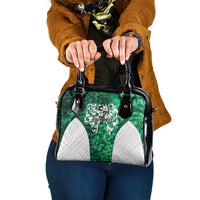 Queensland Maori Kiwi Personalised Shoulder Handbag Kikirangi Papua Shell Maori Tribal Tattoo