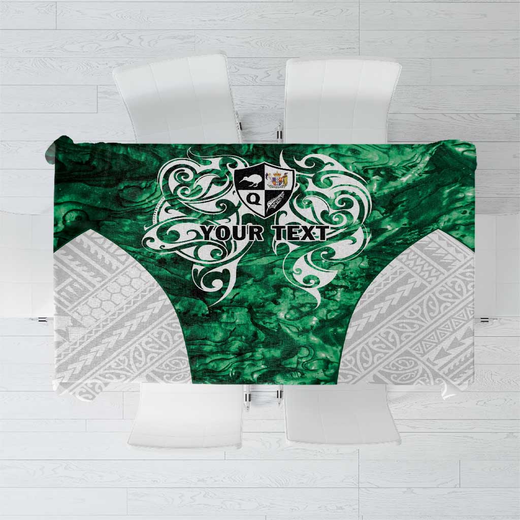 Queensland Maori Kiwi Personalised Tablecloth Kikirangi Papua Shell Maori Tribal Tattoo