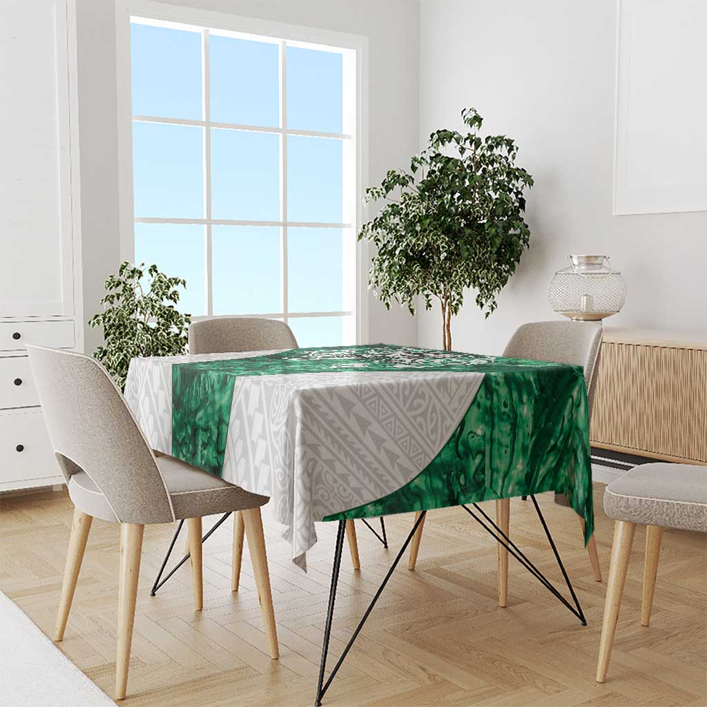 Queensland Maori Kiwi Personalised Tablecloth Kikirangi Papua Shell Maori Tribal Tattoo