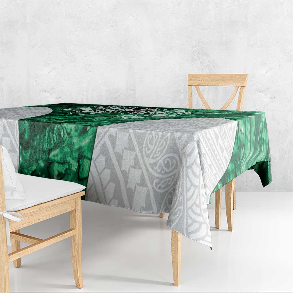 Queensland Maori Kiwi Personalised Tablecloth Kikirangi Papua Shell Maori Tribal Tattoo