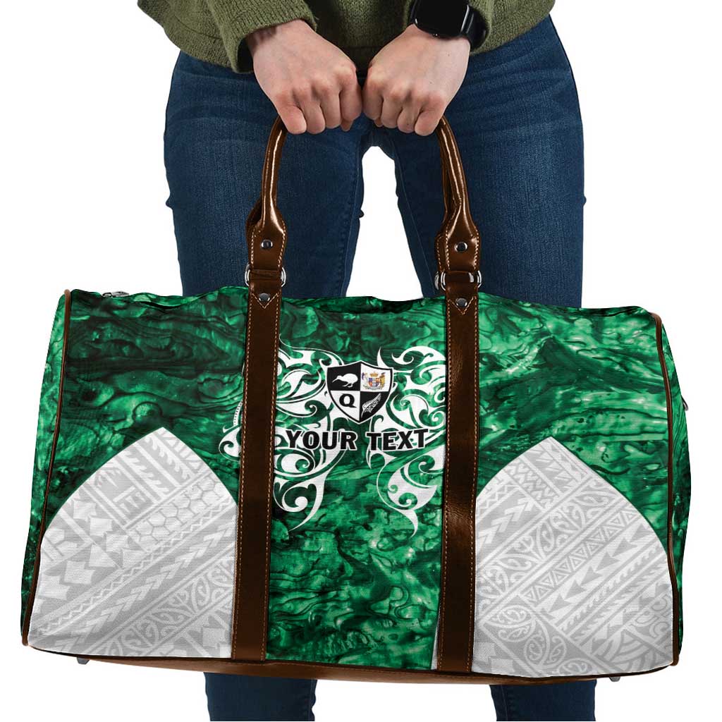 Queensland Maori Kiwi Personalised Travel Bag Kikirangi Papua Shell Maori Tribal Tattoo - Polynesian Pride