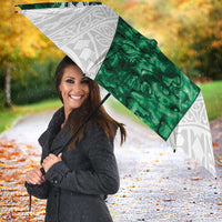 Queensland Maori Kiwi Personalised Umbrella Kikirangi Papua Shell Maori Tribal Tattoo - Polynesian Pride