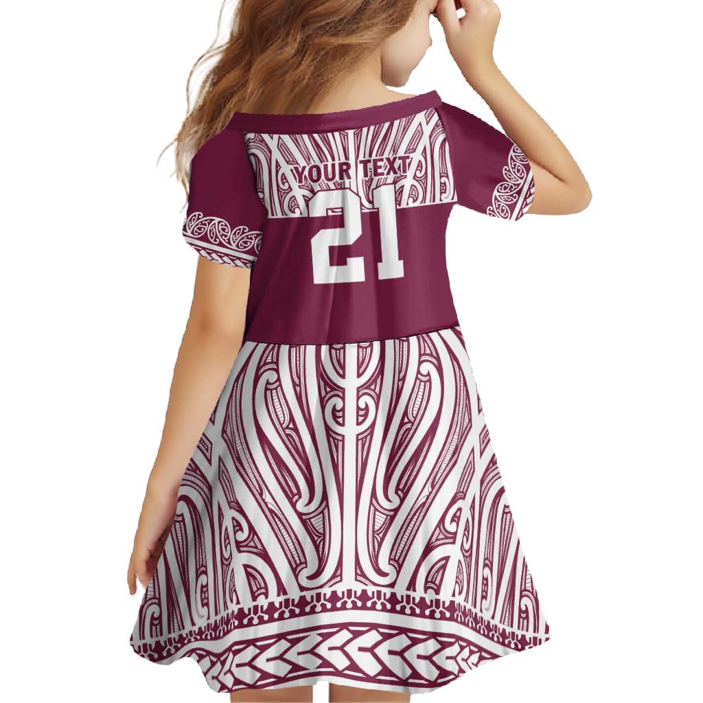 Queensland Maori Nga Hau E Wha Custom Family Matching Tank Maxi Dress and Hawaiian Shirt Polynesian Maori Tribal Pattern