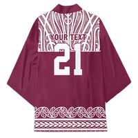 Queensland Maori Nga Hau E Wha Custom Kimono Polynesian Maori Tribal Pattern - Polynesian Pride