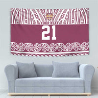 Queensland Maori Nga Hau E Wha Custom Tapestry Polynesian Maori Tribal Pattern