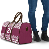 Queensland Maori Nga Hau E Wha Custom Travel Bag Polynesian Maori Tribal Pattern - Polynesian Pride