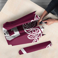 Queensland Maori Nga Hau E Wha Custom Umbrella Polynesian Maori Tribal Pattern - Polynesian Pride