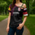 Queensland Papua New Guinea Custom Cross Shoulder Shirt All Black Pacific PNG Tribal Style - Polynesian Pride