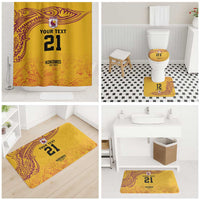 Queensland Papua New Guinea Custom Bathroom Set All Gold Pacific PNG Tribal Style - Polynesian Pride