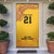 Queensland Papua New Guinea Custom Door Cover All Gold Pacific PNG Tribal Style - Polynesian Pride