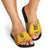 Queensland Papua New Guinea Custom Slide Sandals All Gold Pacific PNG Tribal Style - Polynesian Pride