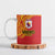 Queensland Papua New Guinea Custom Ceramic Mug All Red Pacific PNG Tribal Style - Polynesian Pride
