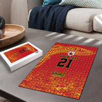 Queensland Papua New Guinea Custom Puzzle All Red Pacific PNG Tribal Style LT9 - Polynesian Pride