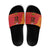 Queensland Papua New Guinea Custom Slide Sandals All Red Pacific PNG Tribal Style - Polynesian Pride