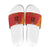 Queensland Papua New Guinea Custom Slide Sandals All Red Pacific PNG Tribal Style - Polynesian Pride