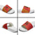 Queensland Papua New Guinea Custom Slide Sandals All Red Pacific PNG Tribal Style - Polynesian Pride
