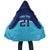 Queensland Samoa Custom Cloak Blue Pacific Polynesian Tribal Pattern - Polynesian Pride