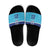Queensland Samoa Custom Slide Sandals Blue Pacific Polynesian Tribal Pattern - Polynesian Pride