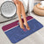 Queensland Samoa Custom Bathroom Set Maroon-Blue Pacific Polynesian Tribal Pattern - Polynesian Pride