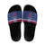Queensland Samoa Custom Slide Sandals Maroon-Blue Pacific Polynesian Tribal Pattern - Polynesian Pride