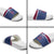 Queensland Samoa Custom Slide Sandals Maroon-Blue Pacific Polynesian Tribal Pattern - Polynesian Pride