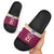 Queensland Samoa Custom Slide Sandals Maroon Pacific Polynesian Tribal Pattern - Polynesian Pride