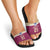 Queensland Samoa Custom Slide Sandals Maroon Pacific Polynesian Tribal Pattern - Polynesian Pride