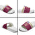 Queensland Samoa Custom Slide Sandals Maroon Pacific Polynesian Tribal Pattern - Polynesian Pride