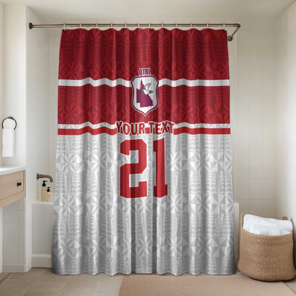 Queensland Tonga Custom Bathroom Set QLD with Tongan Ngatu Pattern - Polynesian Pride