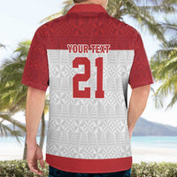 Queensland Tonga Custom Hawaiian Shirt QLD with Tongan Ngatu Pattern