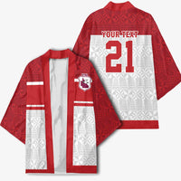 Queensland Tonga Custom Kimono QLD with Tongan Ngatu Pattern - Polynesian Pride