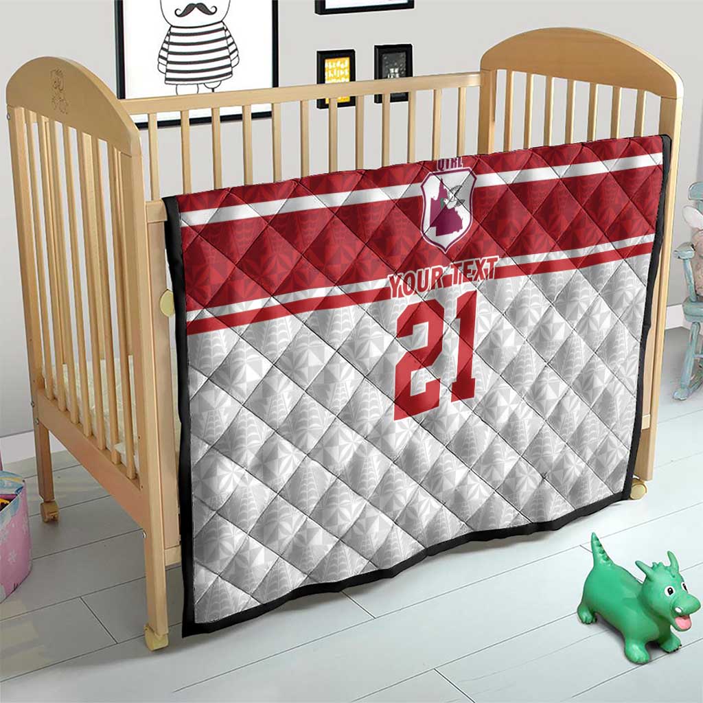 Queensland Tonga Custom Quilt QLD with Tongan Ngatu Pattern