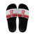 Queensland Tonga Custom Slide Sandals QLD with Tongan Ngatu Pattern - Polynesian Pride