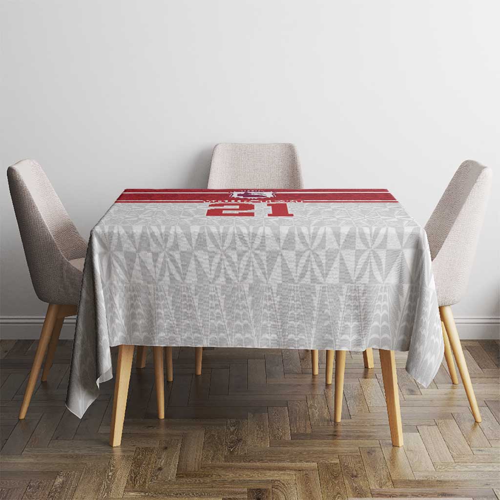 Queensland Tonga Custom Tablecloth QLD with Tongan Ngatu Pattern